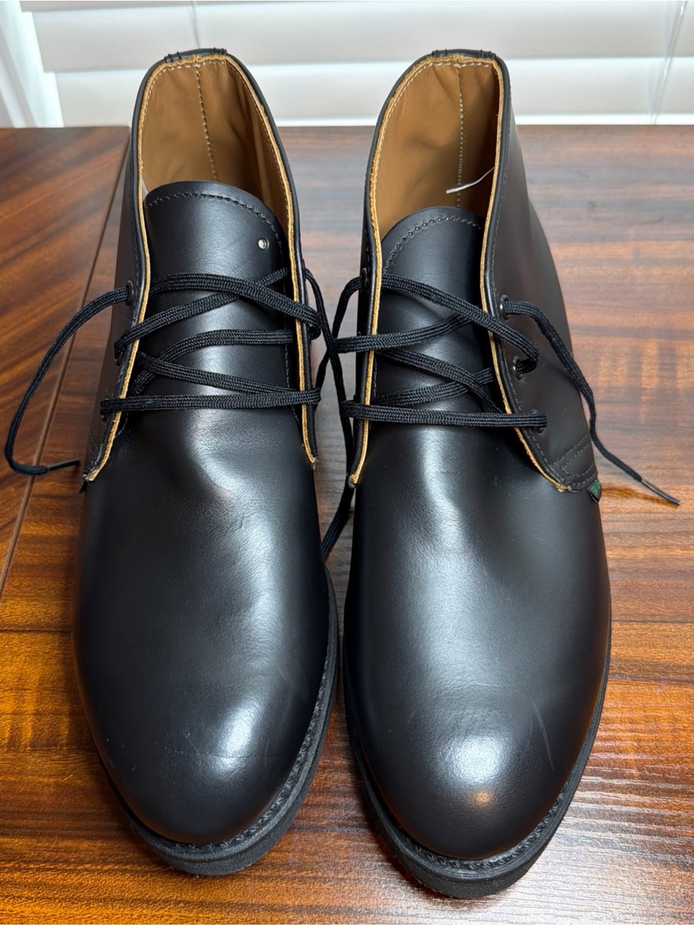 NEW Red Wing 9196 Postman Chukka Boots Size 9D Made In USA Black Chaparral